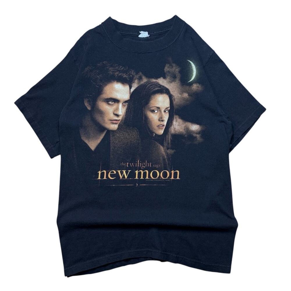 VINTAGE NEW MOON TWILIGHT BOOK SERIES MOVIE PROMO SHIRT SIZE SMALL ANVIL